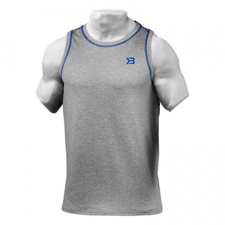 Sjekke Performance Tank, grey melange, Better Bodies hos SportGymButikken.no