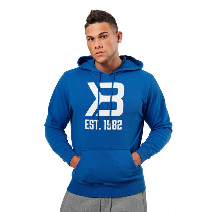 Sjekke Gym Hoodie, bright blue, Better Bodies hos SportGymButikken.no