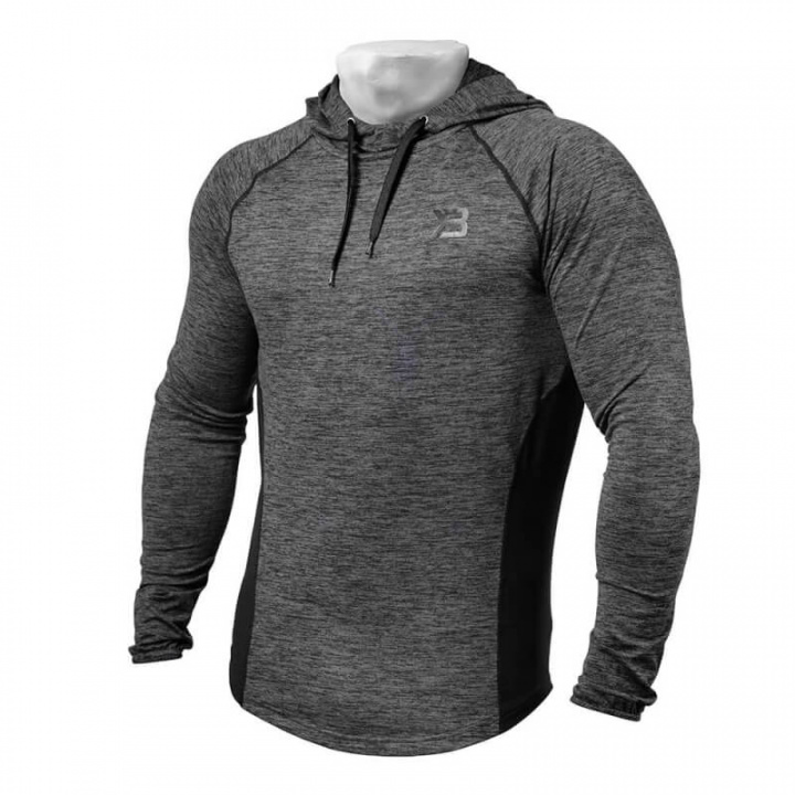 Sjekke Performance Mid Hood, graphite melange, Better Bodies hos SportGymButikke