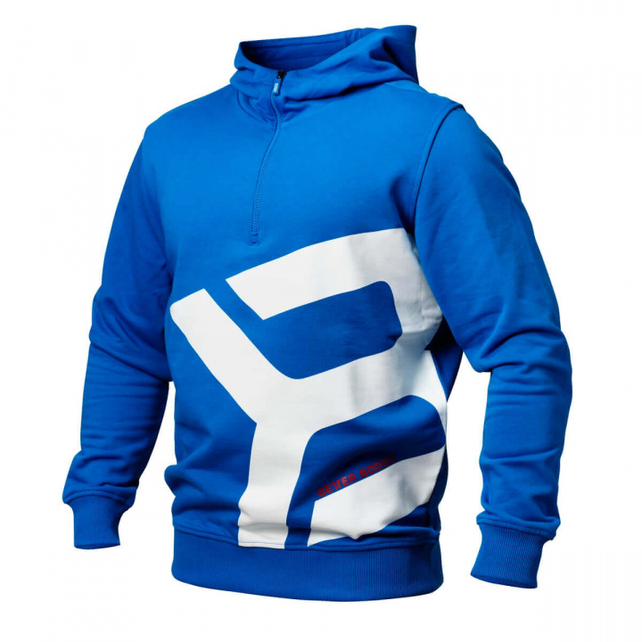 Sjekke Brooklyn Zip Hood, strong blue, Better Bodies hos SportGymButikken.no