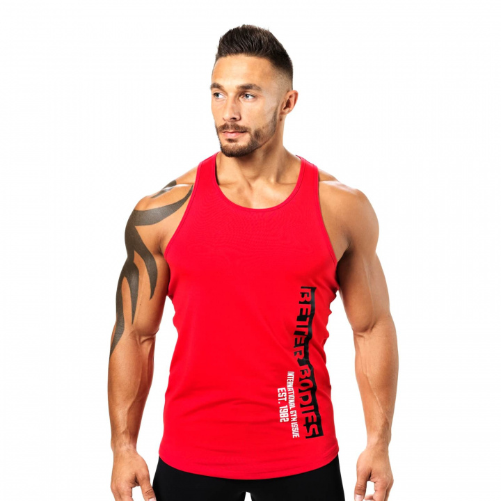 Sjekke Performance T-back, bright red, Better Bodies hos SportGymButikken.no