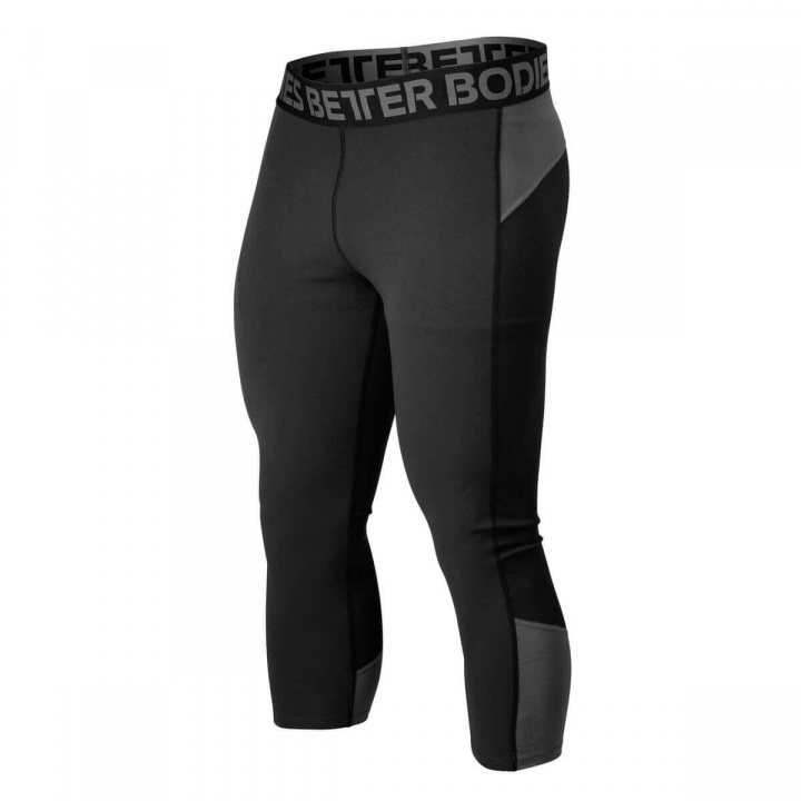 Sjekke Hamilton 3/4 Tights, black, Better Bodies hos SportGymButikken.no