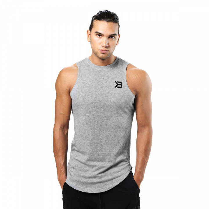 Sjekke Harlem Tank, grey melange, Better Bodies hos SportGymButikken.no