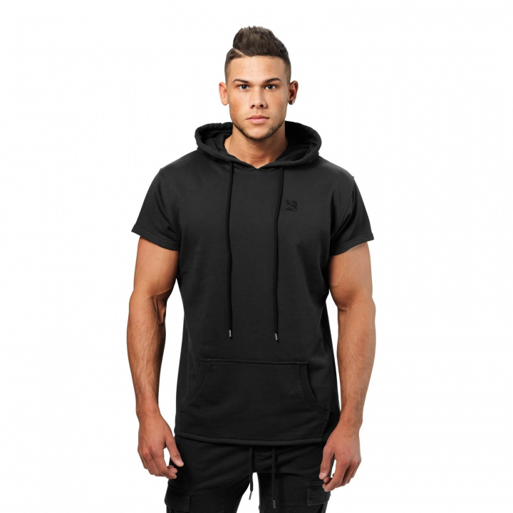 Sjekke Bronx T-Shirt Hoodie, wash black, Better Bodies hos SportGymButikken.no