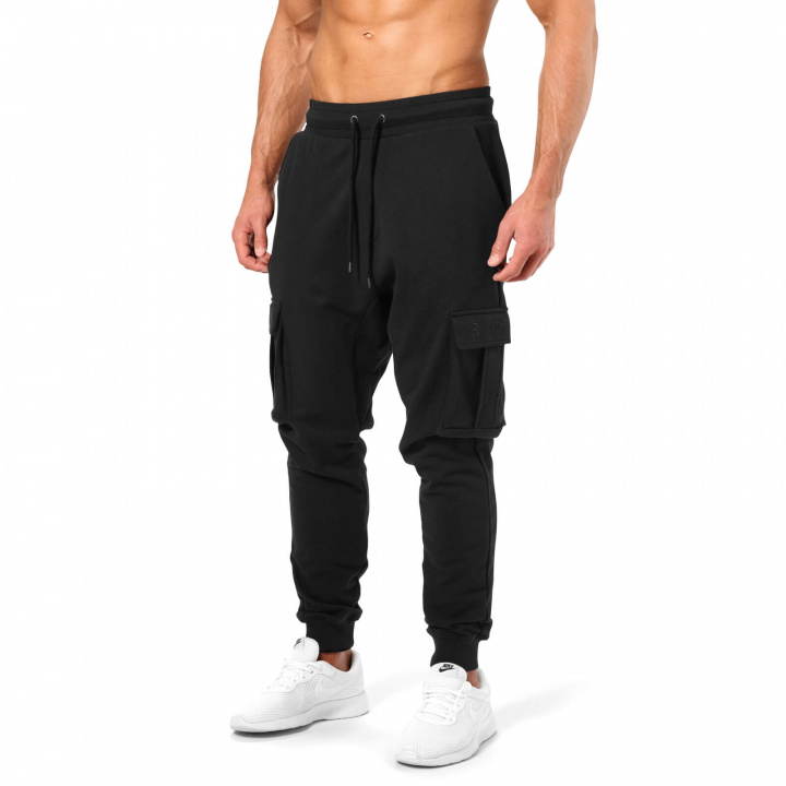 Sjekke Bronx Cargo Sweatpant, wash black, Better Bodies hos SportGymButikken.no