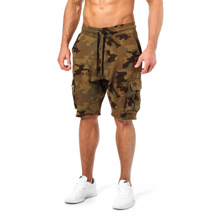 Sjekke Bronx Cargo Shorts, military camo, Better Bodies hos SportGymButikken.no