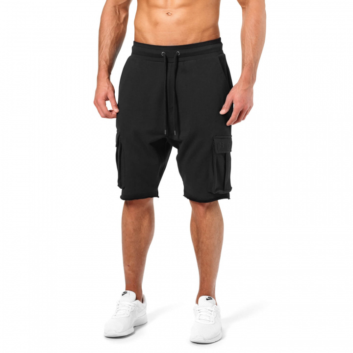 Sjekke Bronx Cargo Shorts, wash black, Better Bodies hos SportGymButikken.no