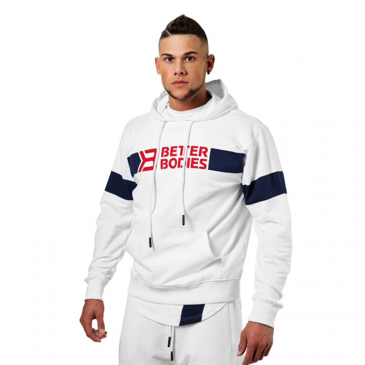 Sjekke Tribeca Pullover, white, Better Bodies hos SportGymButikken.no