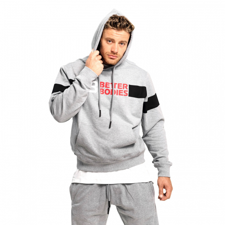 Sjekke Tribeca Pullover, grey melange, Better Bodies hos SportGymButikken.no