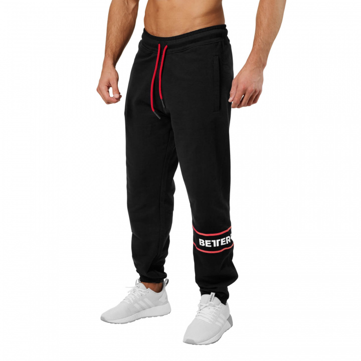 Sjekke Tribeca Sweat Pants, black, Better Bodies hos SportGymButikken.no