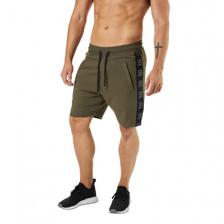 Sjekke Stanton Sweat Shorts, khaki green, Better Bodies hos SportGymButikken.no