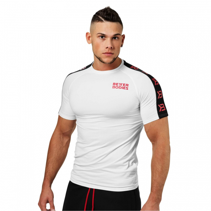 Sjekke Tribeca Power Tee, white, Better Bodies hos SportGymButikken.no