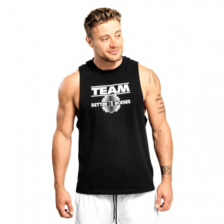 Sjekke Team BB Tank, wash black, Better Bodies hos SportGymButikken.no