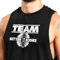 Team BB Tank, wash black, Better Bodies