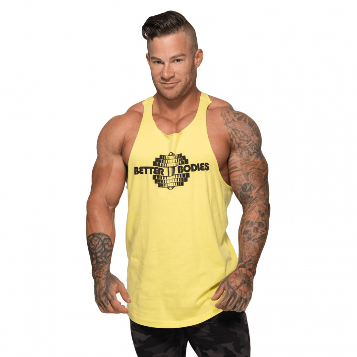 Sjekke Team BB Stringer V2, lemon yellow, Better Bodies hos SportGymButikken.no