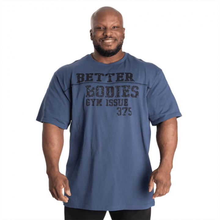 Sjekke Union Original Tee, sky blue, Better Bodies hos SportGymButikken.no