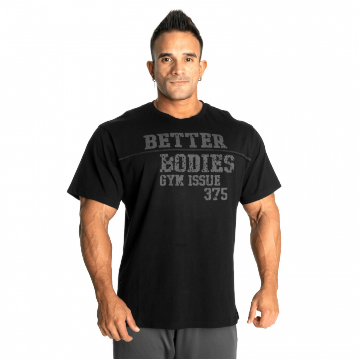 Sjekke Union Original Tee, black, Better Bodies hos SportGymButikken.no