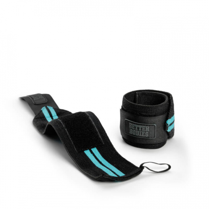 Sjekke Womens Wrist Wraps, aqua, Better Bodies hos SportGymButikken.no