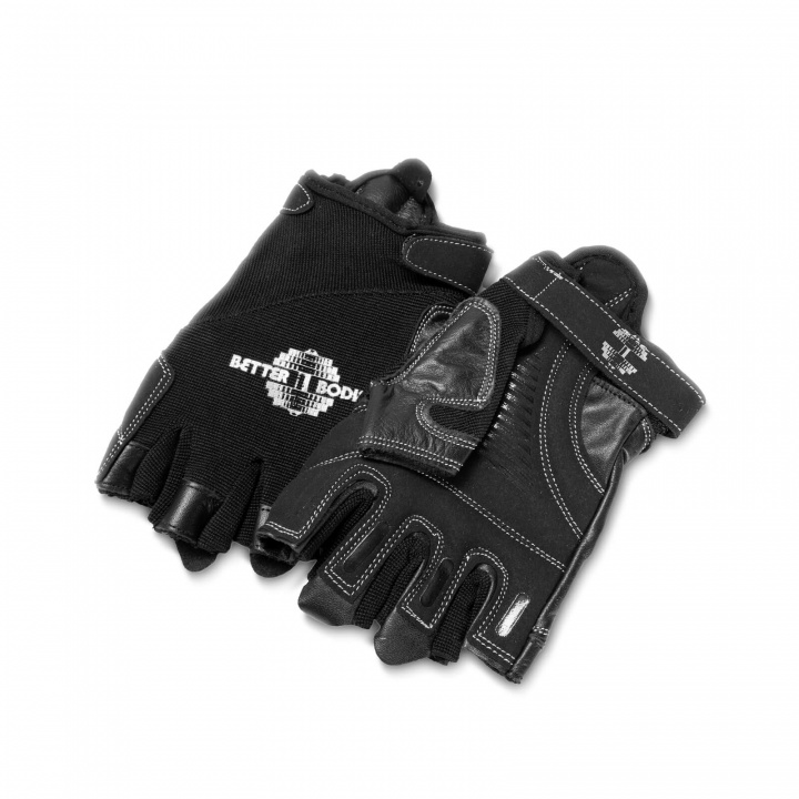 Sjekke Pro Gym Gloves, black/black, Better Bodies hos SportGymButikken.no