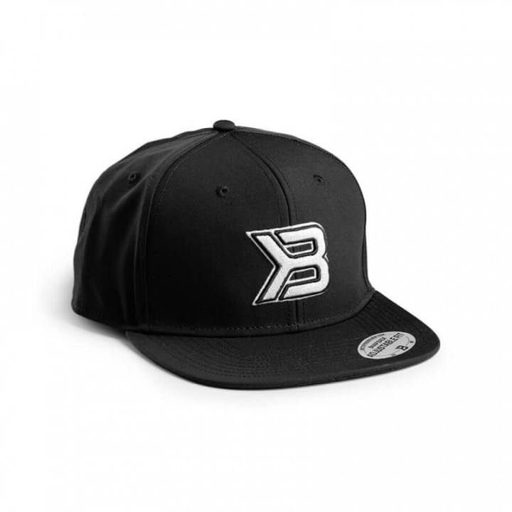 Sjekke Flat Bill Cap, black, Better Bodies hos SportGymButikken.no