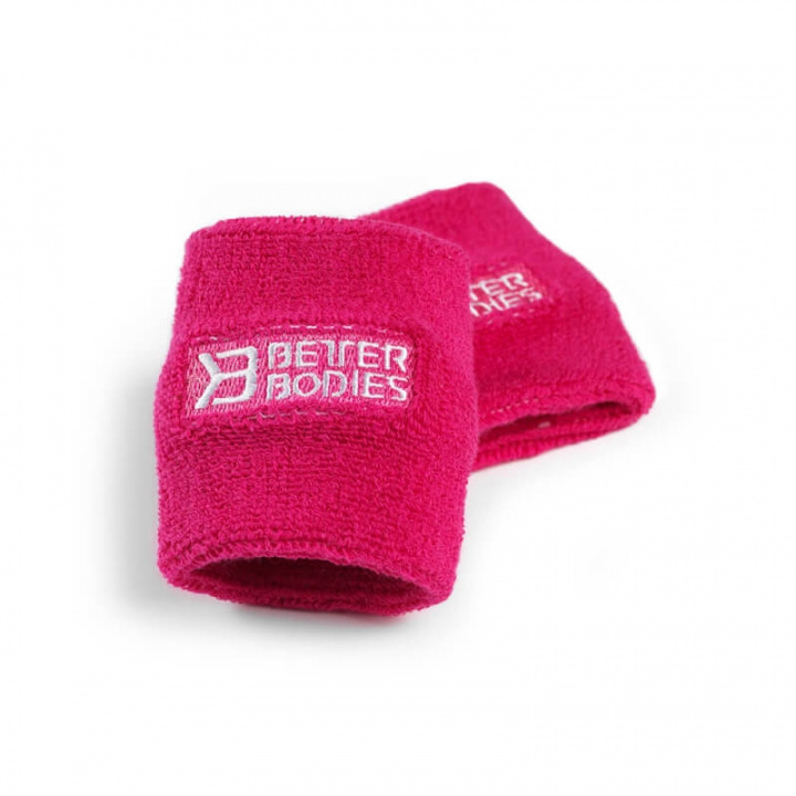 Sjekke BB Wristband, hot pink, Better Bodies hos SportGymButikken.no