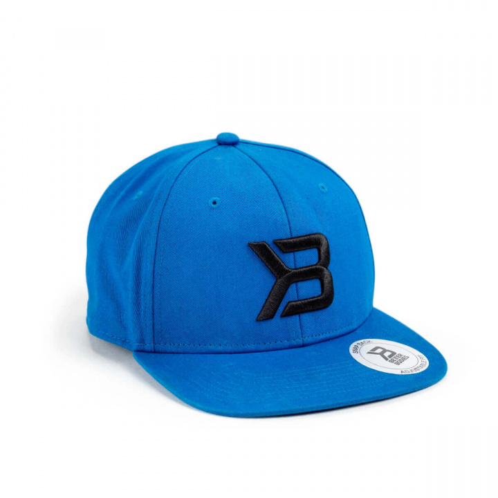 Sjekke Twill Flat Bill Cap, strong blue, Better Bodies hos SportGymButikken.no