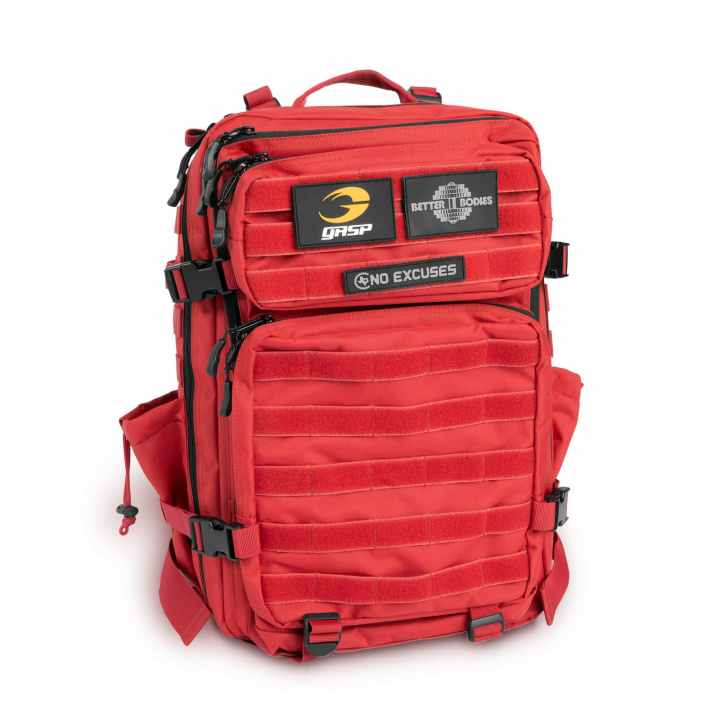 Sjekke Tactical Backpack, chili red, Better Bodies / GASP hos SportGymButikken.n