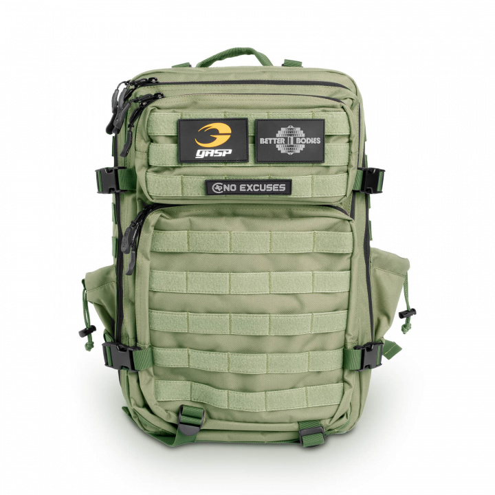 Sjekke Tactical Backpack, washed green, Better Bodies / GASP hos SportGymButikke