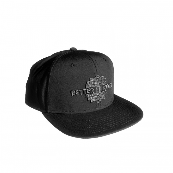 Sjekke Flatbill Cap, black, Better Bodies hos SportGymButikken.no