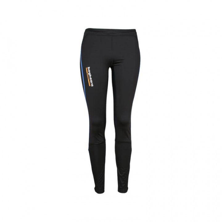 Sjekke Race Tights Long Women, black/royal, Bagheera hos SportGymButikken.no