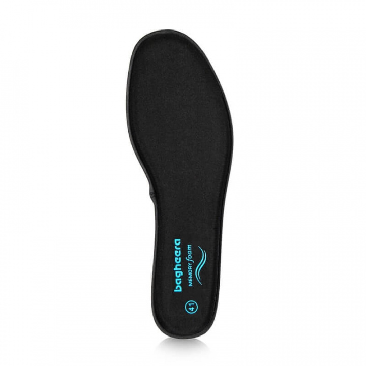 Sjekke Memory Foam Soal, black/orange, Bagheera hos SportGymButikken.no