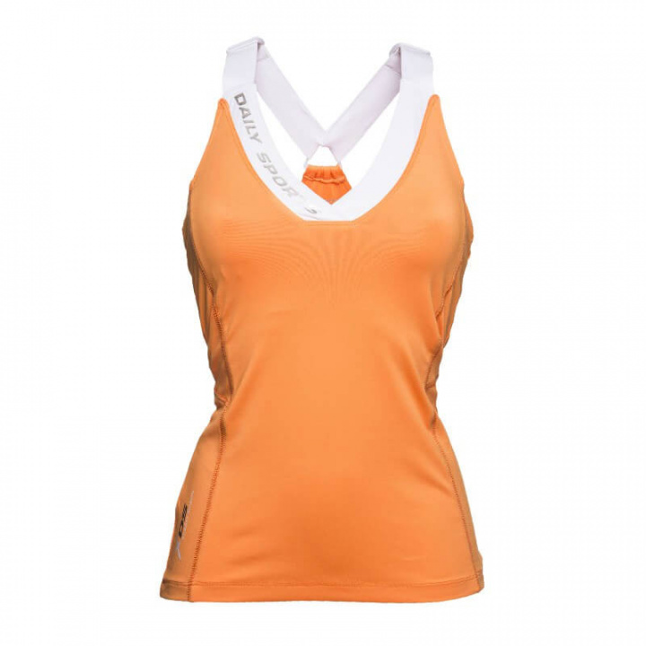 Sjekke Bright Tank, shocking orange, Daily Sports hos SportGymButikken.no