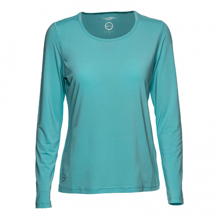 Sjekke Base L/S Tee, opal, Daily Sports hos SportGymButikken.no