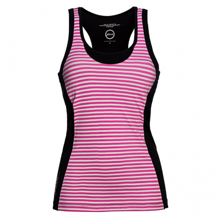 Sjekke Force Tank, knockout pink, Daily Sports hos SportGymButikken.no