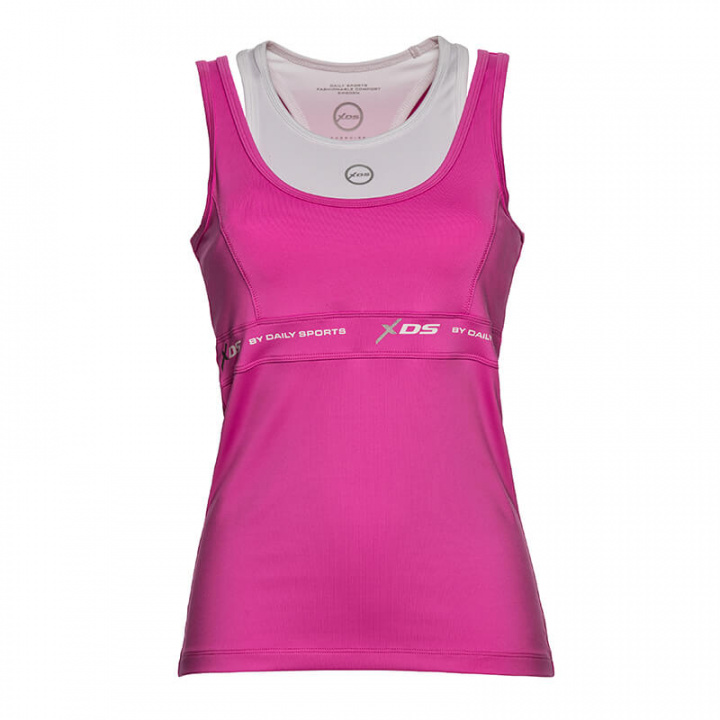 Sjekke Impact Tank, knockout pink, Daily Sports hos SportGymButikken.no