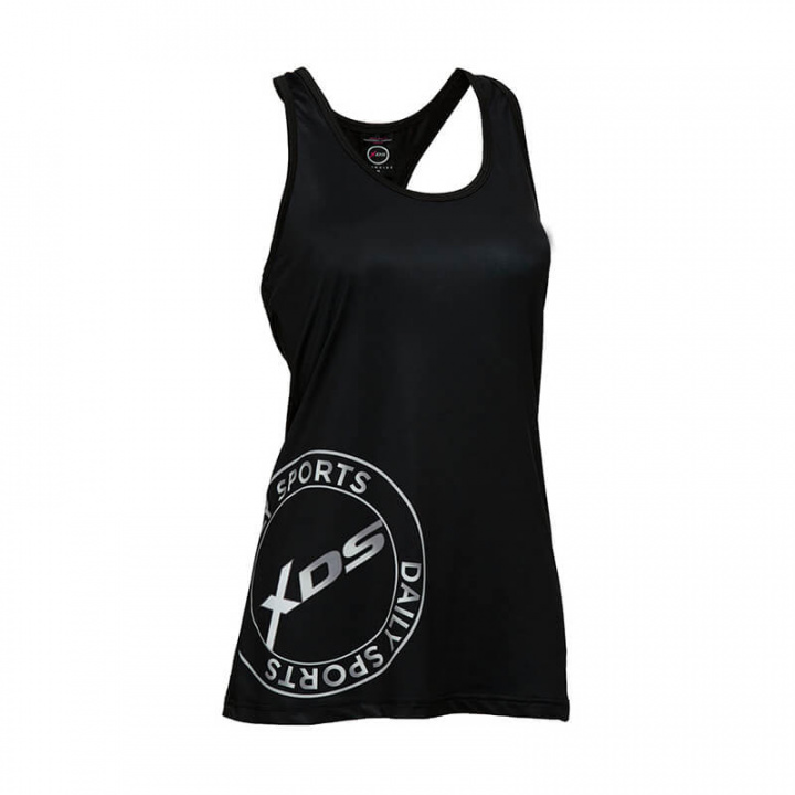 Sjekke XDS Long Tank, black, Daily Sports hos SportGymButikken.no