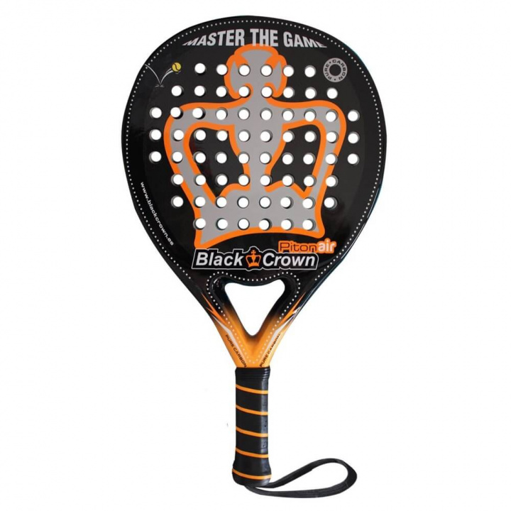 Sjekke Padelracket Piton Air, orange, Black Crown hos SportGymButikken.no