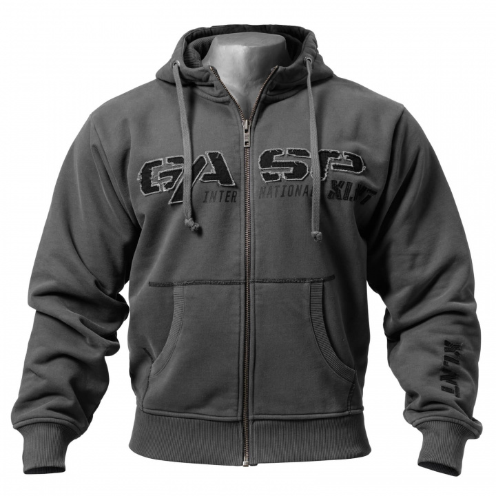 Sjekke 1,2 LBS Hoodie, grey, GASP hos SportGymButikken.no