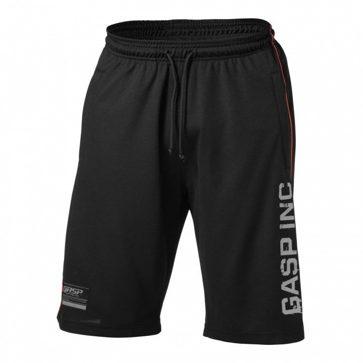 Sjekke No. 89 Mesh Short, black, GASP hos SportGymButikken.no