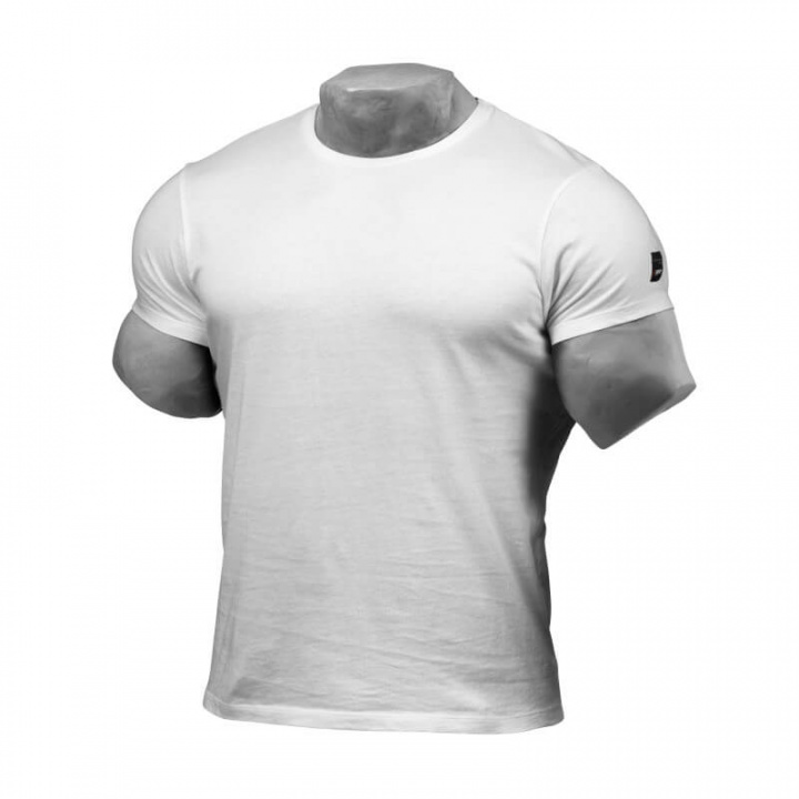 Sjekke GASP Jersey Tee, white, GASP hos SportGymButikken.no