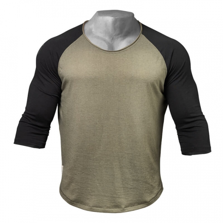 Sjekke Broad Street 3/4 Sleeve, wash green/black, GASP hos SportGymButikken.no