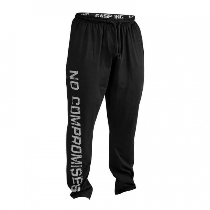 Sjekke No Compromise Pants, black, GASP hos SportGymButikken.no