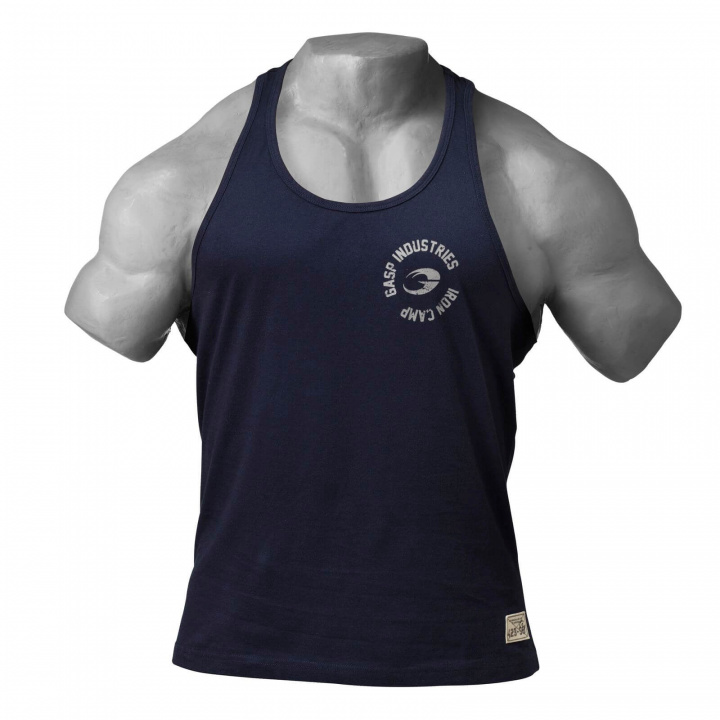 Sjekke Throwback T-back, dark navy, GASP hos SportGymButikken.no