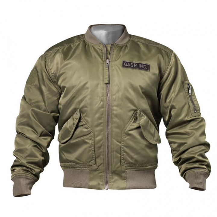 Sjekke GASP Utility Jacket, wash green, GASP hos SportGymButikken.no