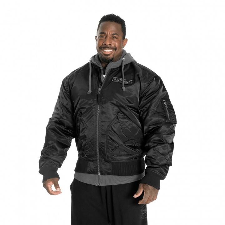 Sjekke GASP Utility Jacket, black, GASP hos SportGymButikken.no