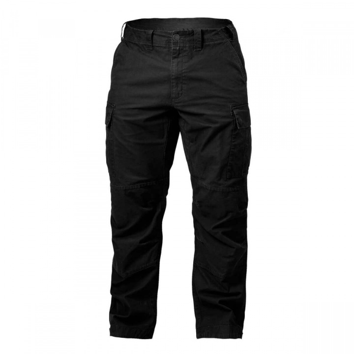 Sjekke Rough Cargo Pant, wash black, GASP hos SportGymButikken.no