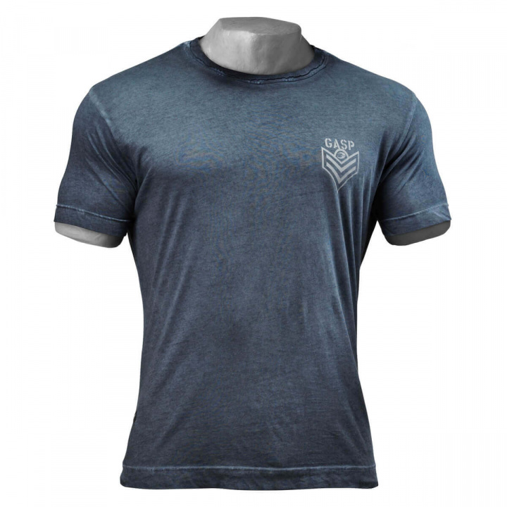 Sjekke Standard Issue Tee, dark navy, GASP hos SportGymButikken.no