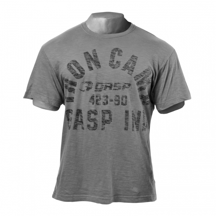 Sjekke Throwback Slub Tee, metal, GASP hos SportGymButikken.no