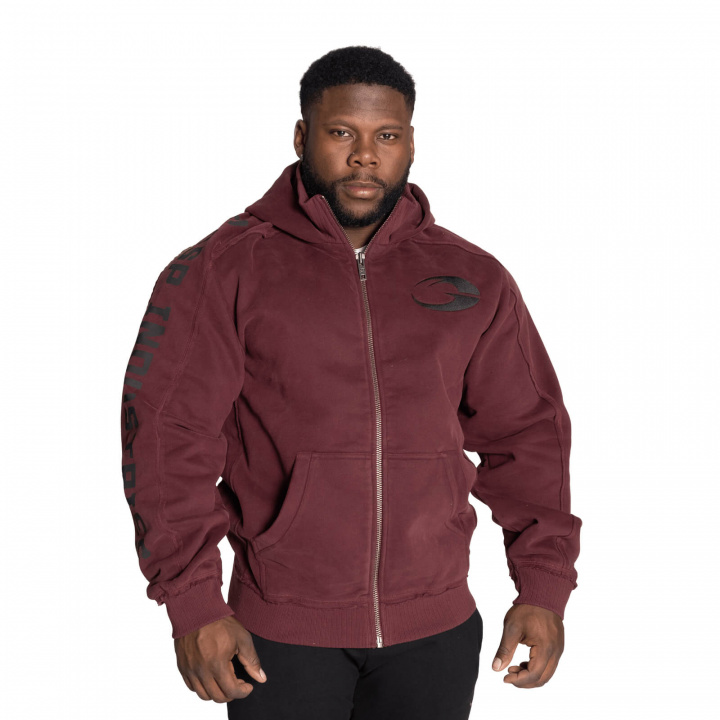 Sjekke Pro Gasp Hood, maroon, GASP hos SportGymButikken.no