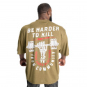 HTK Iron Tee, army green melange, GASP